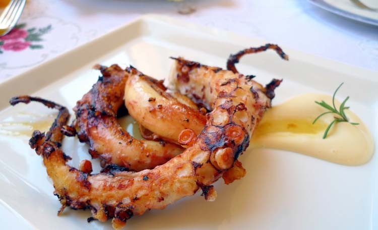 Pulpo a la parrilla