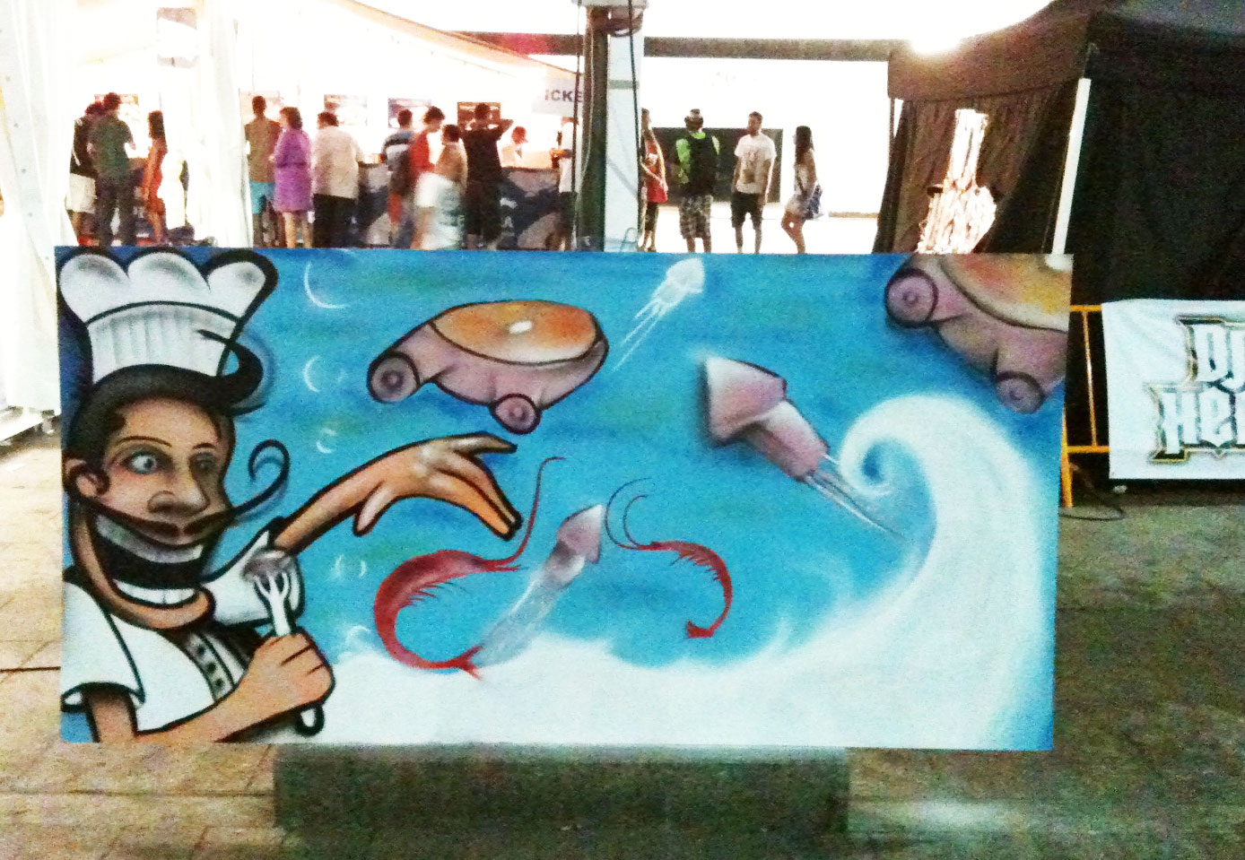 Apuesta por el arte urbano y O Marisquiño
